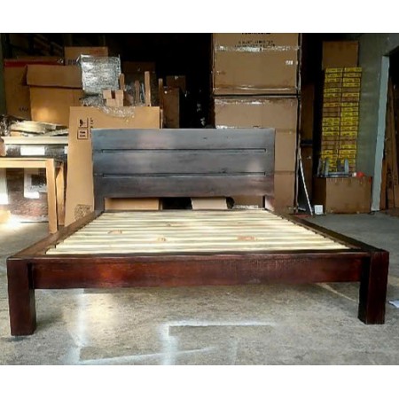 Oak 09 : Giường Ngủ Gỗ Sồi - Nệm 1m4 x 2m